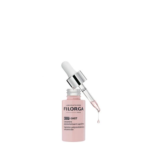FILORGA NCEF-SHOT – Sérum visage concentré anti-âge cure de 10 jours anti rides, fermeté, éclat 15ml – Image 2