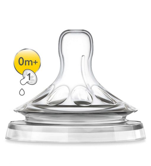 Avent – SCF651/27 – Tétine Natural 0 mois et + (Débit nouveau né)