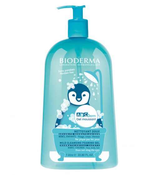 ABCDerm gel moussant nettoyant doux – 1L
