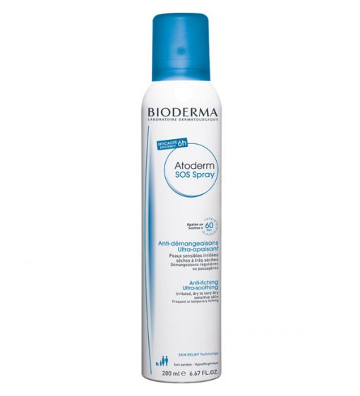 Bioderma Atoderm SOS Spray | Spray apaisant et réparateur pour peaux sensibles et irritées | 200 ml