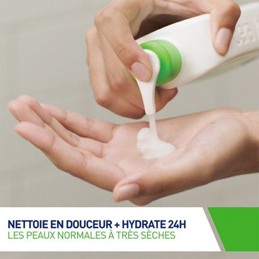 CeraVe Pack Peau sèche: Crème Lavante hydratante 236ml + Baume Hydratant 50ml – Image 3