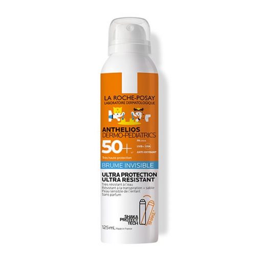 La Roche-Posay Anthelios Spray Solaire Enfants Dermo-Pediatrics SPF50+ | Protection Solaire pour Enfants | 125ml