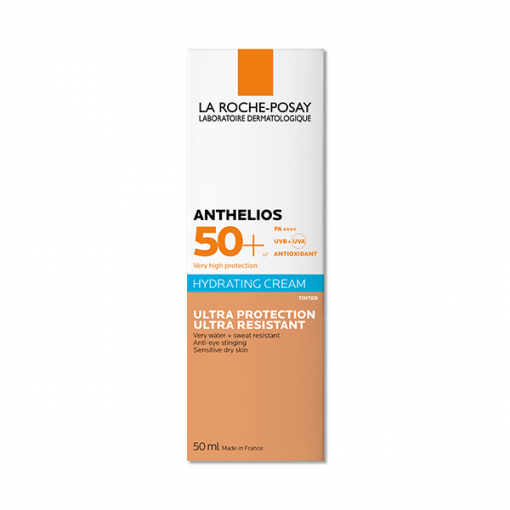 La Roche-Posay Anthelios Ultra Crème Solaire Teintée SPF50+ Peau Sèche UVMune 400 | Protection Solaire Teintée | 50ml – Image 2