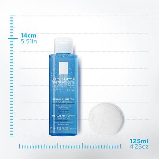 La Roche-Posay Démaquillant Physiologique Yeux Sensibles | Démaquillant pour les Yeux Délicats | 125ml – Image 3