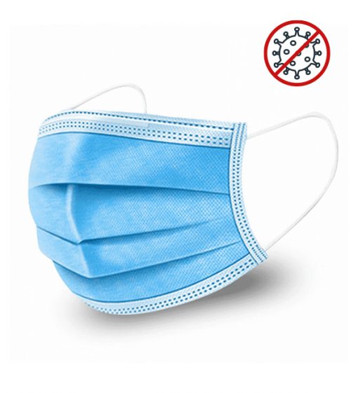 Masque de protection jetable 3 plis – 10 unités