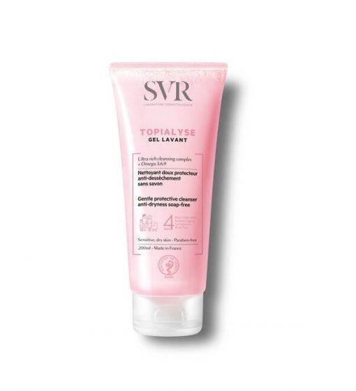 SVR TOPIALYSE Gel Lavant | Gel lavant doux | 200 ml