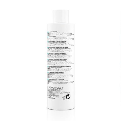 Vichy Dercos Shampoing Traitant Sébo-Correcteur Cheveux Gras | 200ml – Image 5