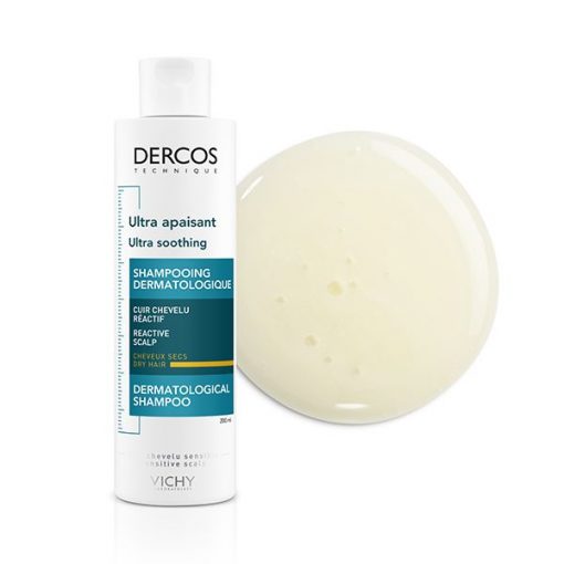 Vichy Dercos Shampoing Ultra Apaisant Cheveux Secs | 200ml