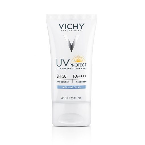Vichy UV PROTECT Crème Hydratante Invisible SPF50 Tous Types de Peaux – 40ml