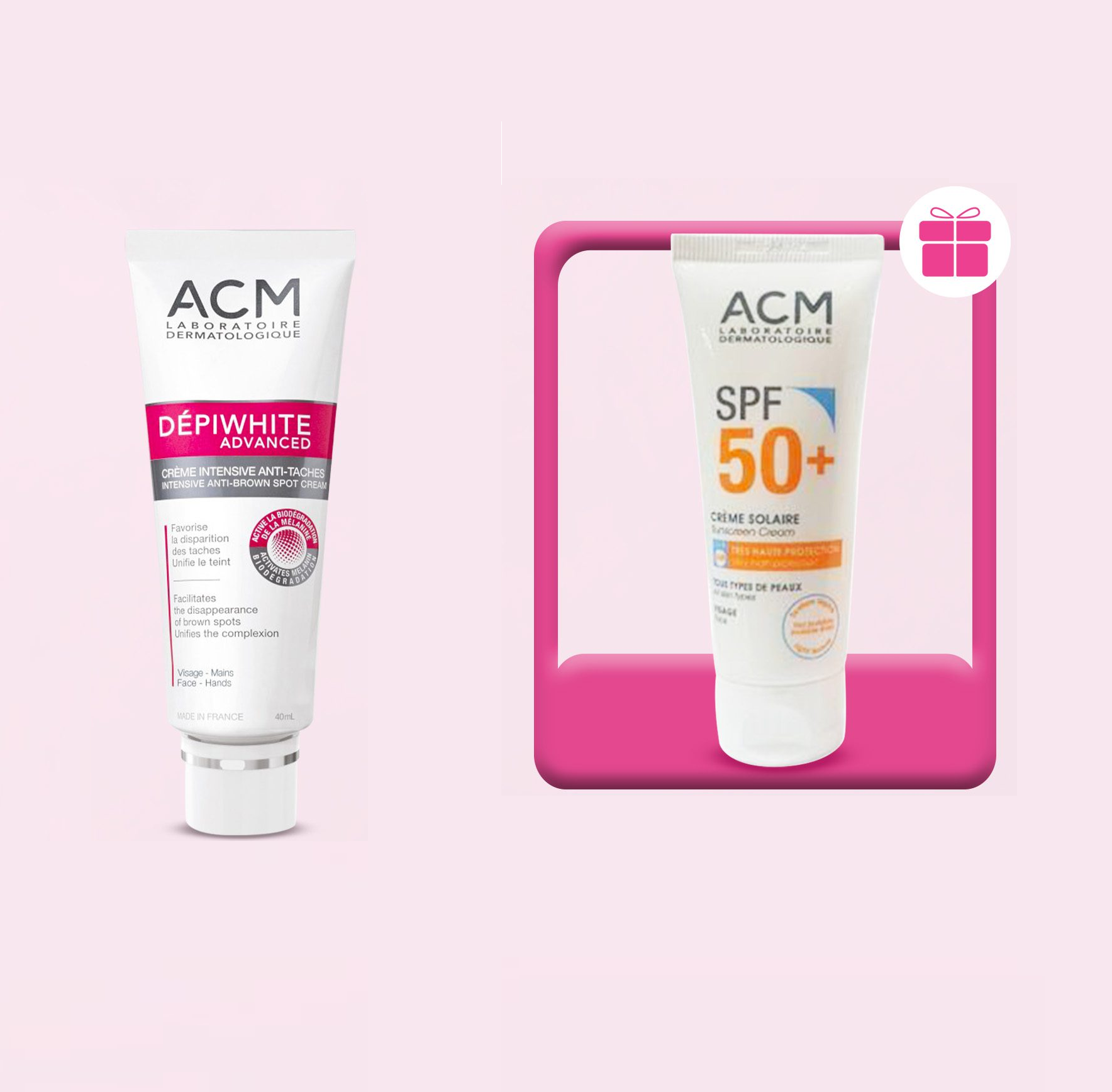 ACM DEPIWHITE ADVANCED Creme intensive Anti-tache + creme solaire invisible SPF50+ - Image 3